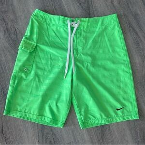 Nike Men's Bright Green Board Shorts
